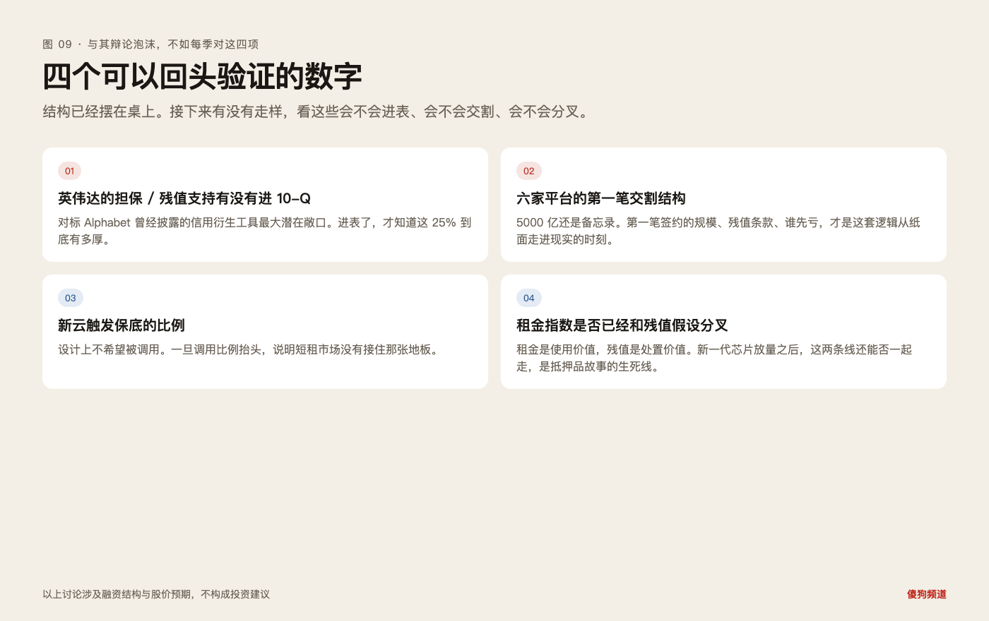 图 09:四个可以回头验证的数字,比再辩一次泡沫有用