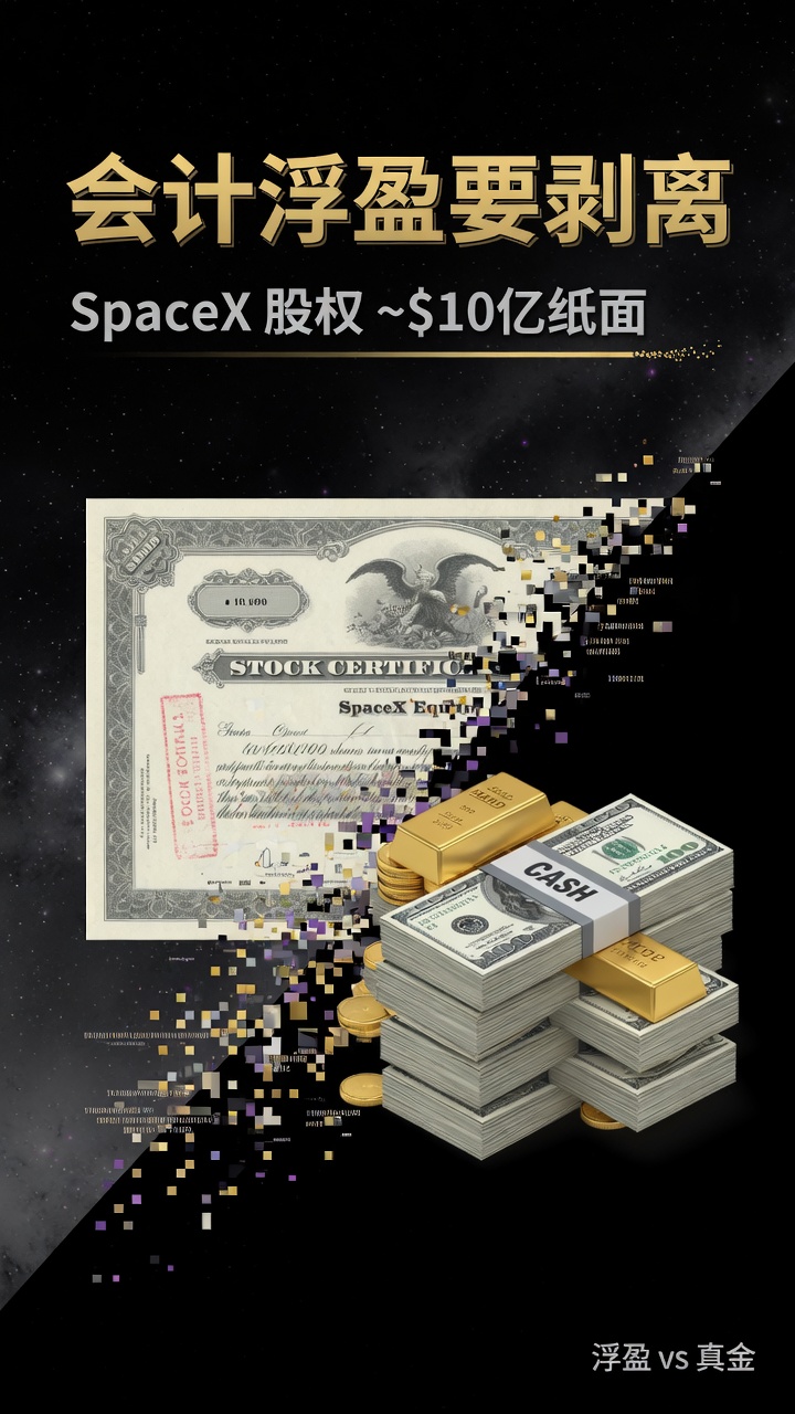SpaceX 股权浮盈须剥离后再看经营